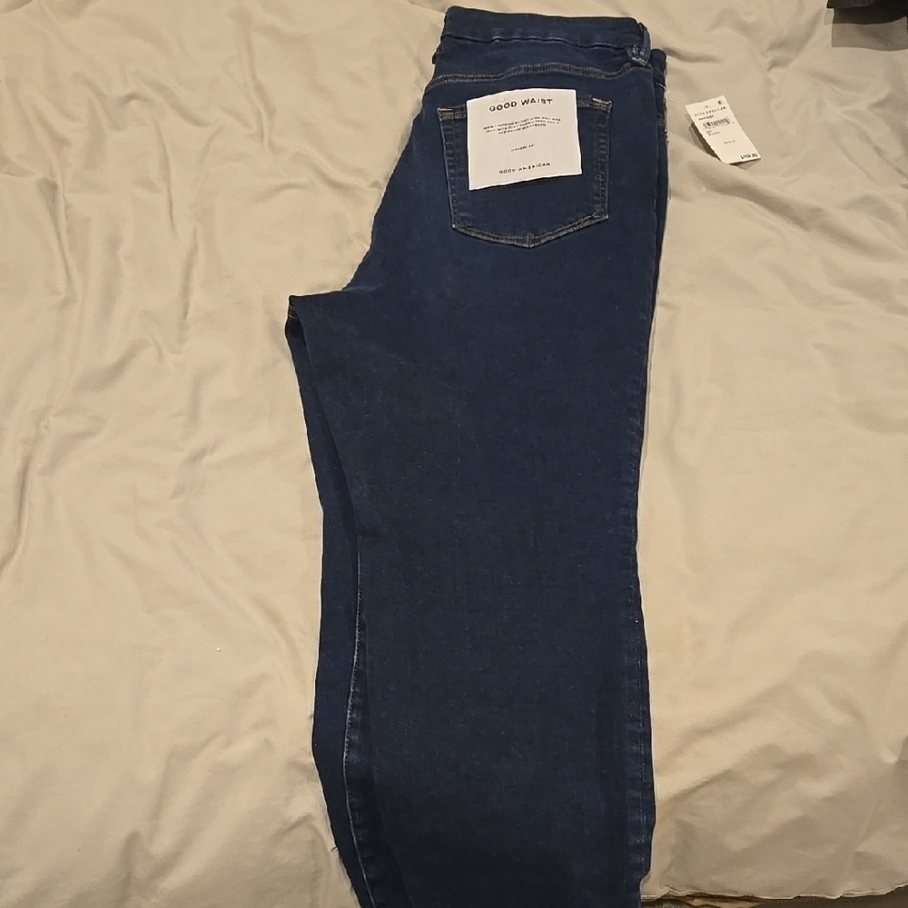 Good American Dark Blue Jeans